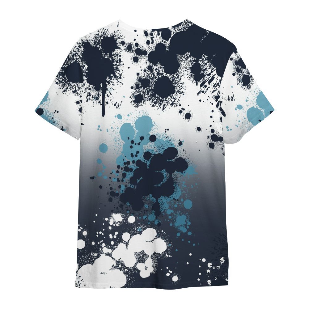 Shirt To Match Retro Obsidian 13s - God Blessed Ink Drip All Over Print
