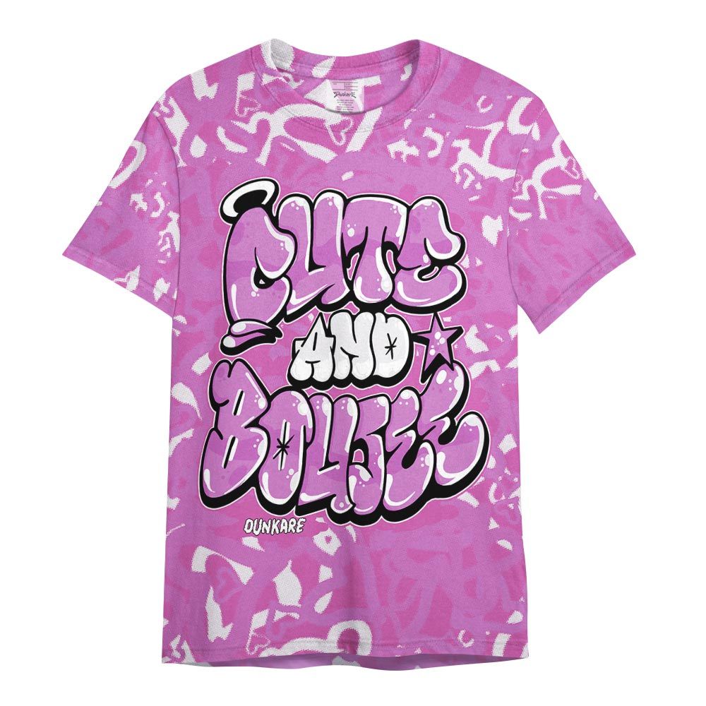 Shirt To Match Hyper Violet 4s - Cute And Boujee Graphic Heart Shirt Unisex