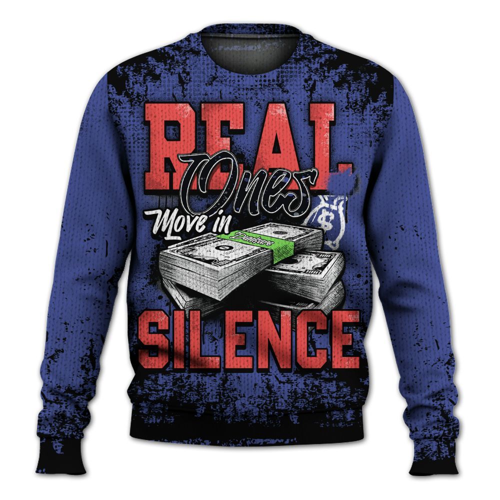 Knitted Sweater To Match KD 4 Nerf - Move In Silence Money Street Retro