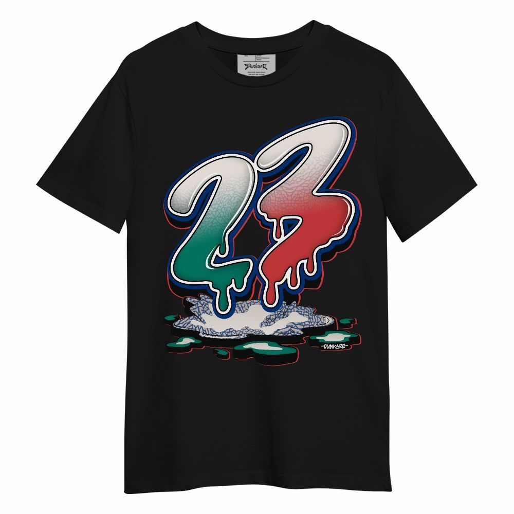 Shirt To Match Retro Chalk & Track Red 3s - 23 Drip Sludges Graphic