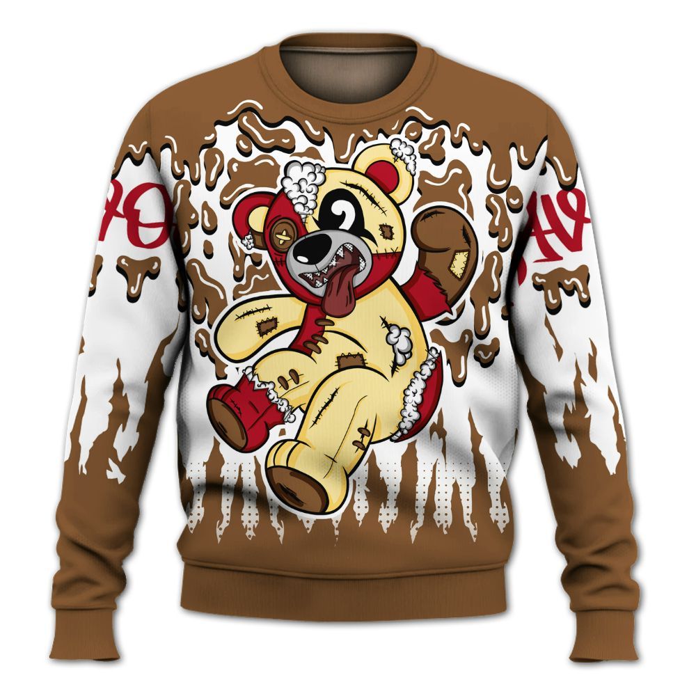 Sweatshirt To Match Air Max 90 Escape - Havok Bear Dripping All Over Print
