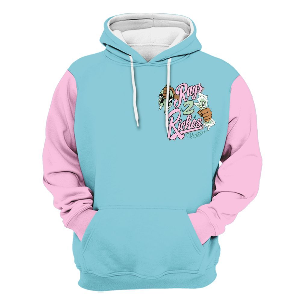 Hoodie To Match SB Dunk Low Visty Varsity Jacket, Custom Name Rag 2 Riches All Over Print