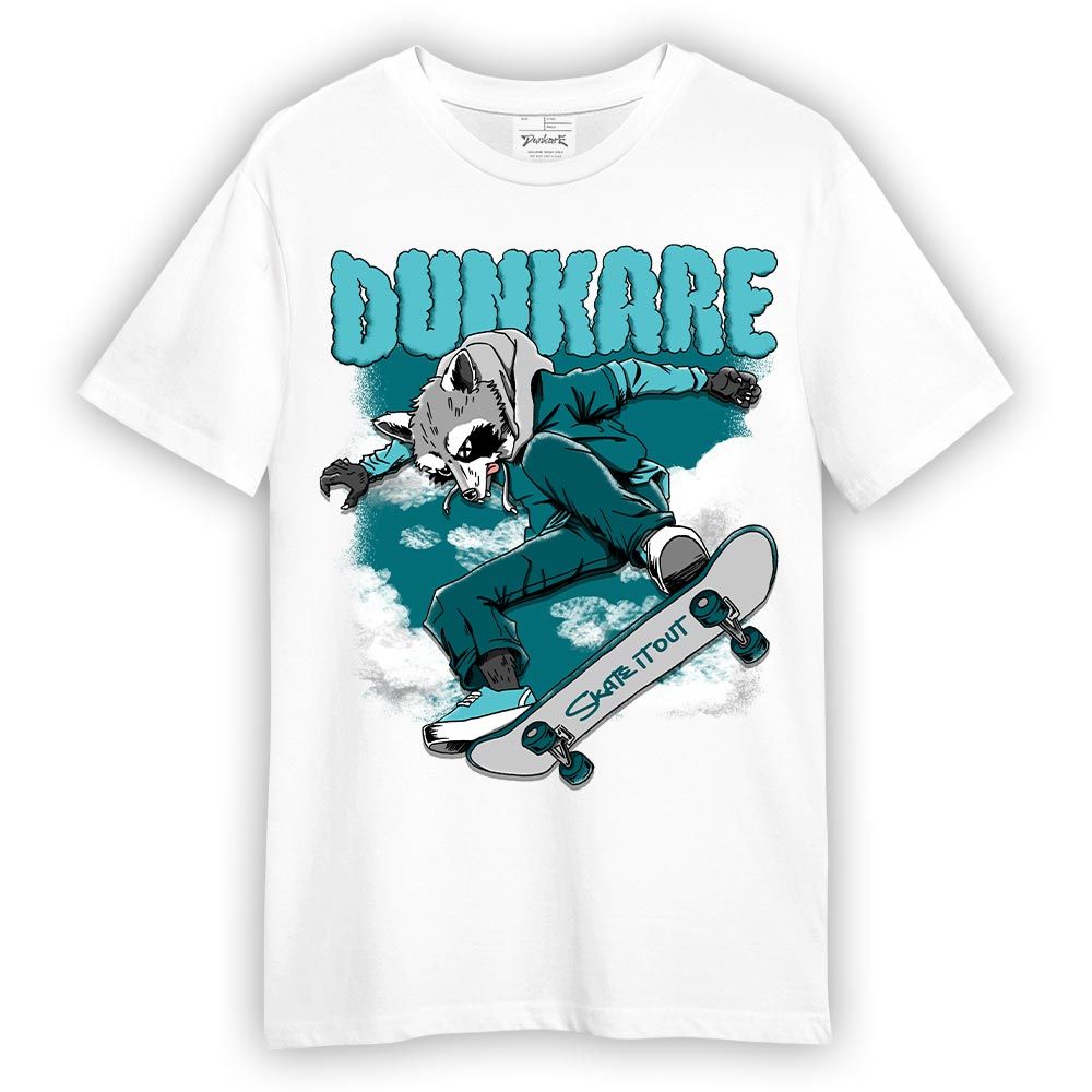 Shirt To Match Oxidized Green 4s T-- Skateboard Raccoon T-Shirt Unisex