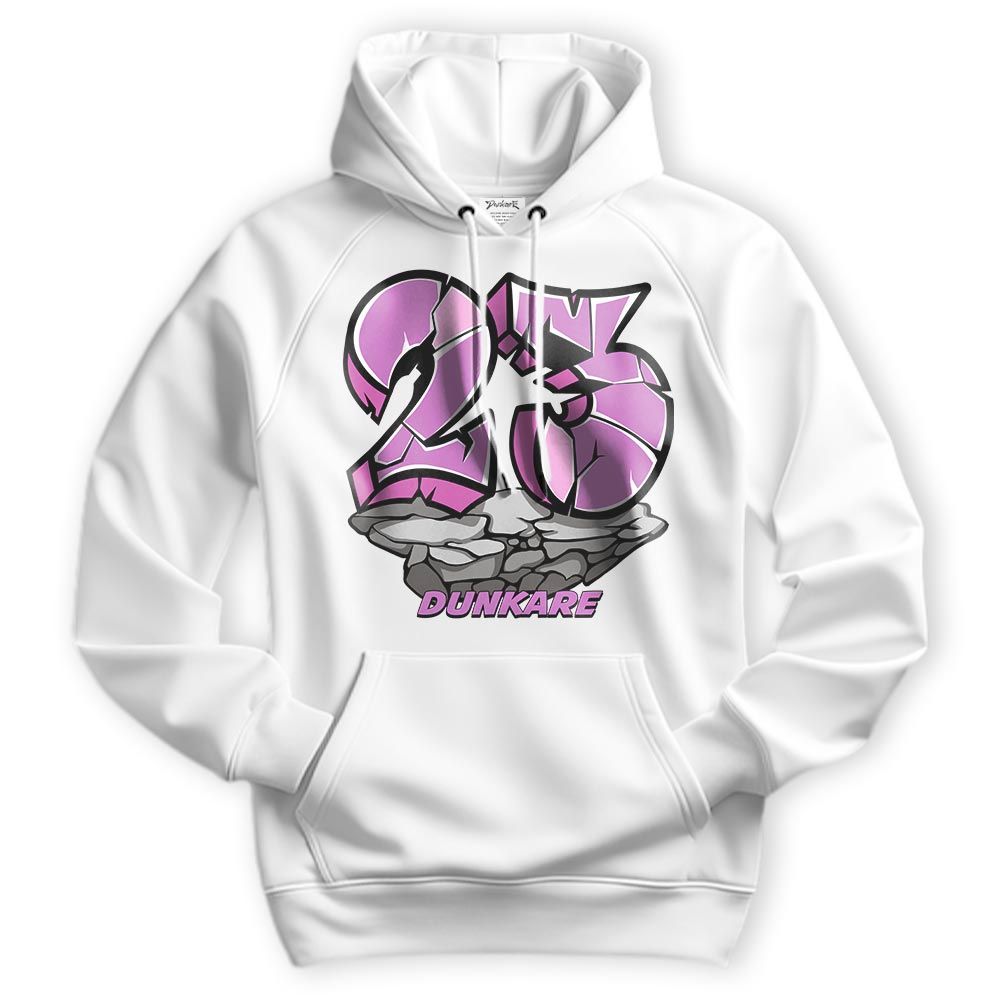 Sweatshirt To Match Hyper Violet 4s Hoodie - Cracked 23 Graffiti Hoodie Unisex