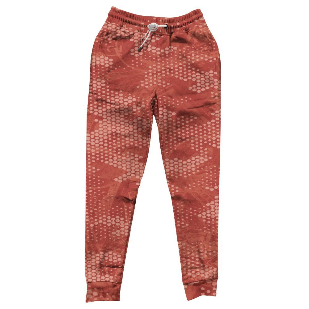Sweatpant To Match Dune Red 13s - Banknotes Art Graphic All Over Print