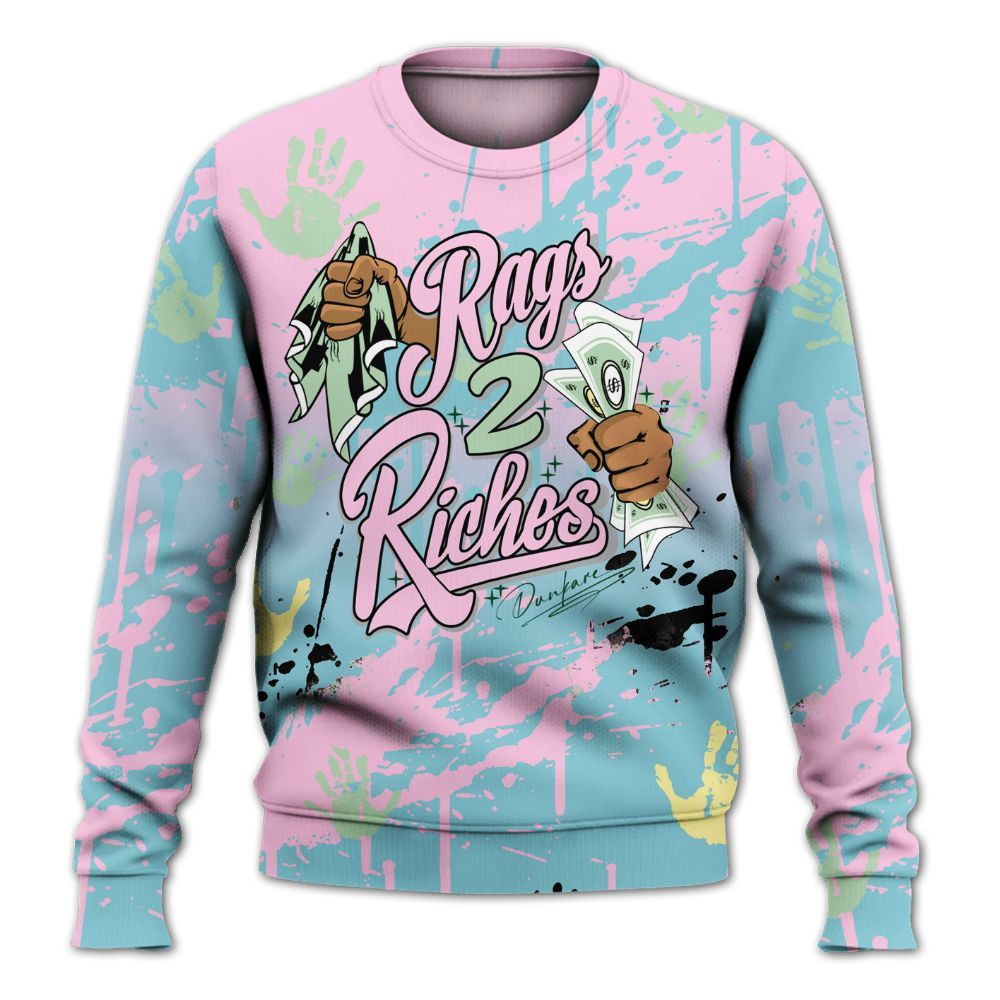 Sweatshirt To Match SB Dunk Low Visty - Rag 2 Riches All Over Print