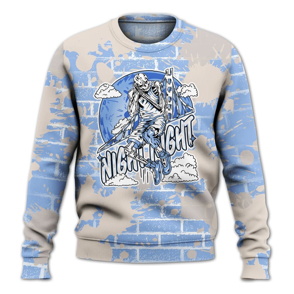 Sweatshirt To Match Air Max 1 Royal Pulse - Seeya Skeleton Brick All Over Print