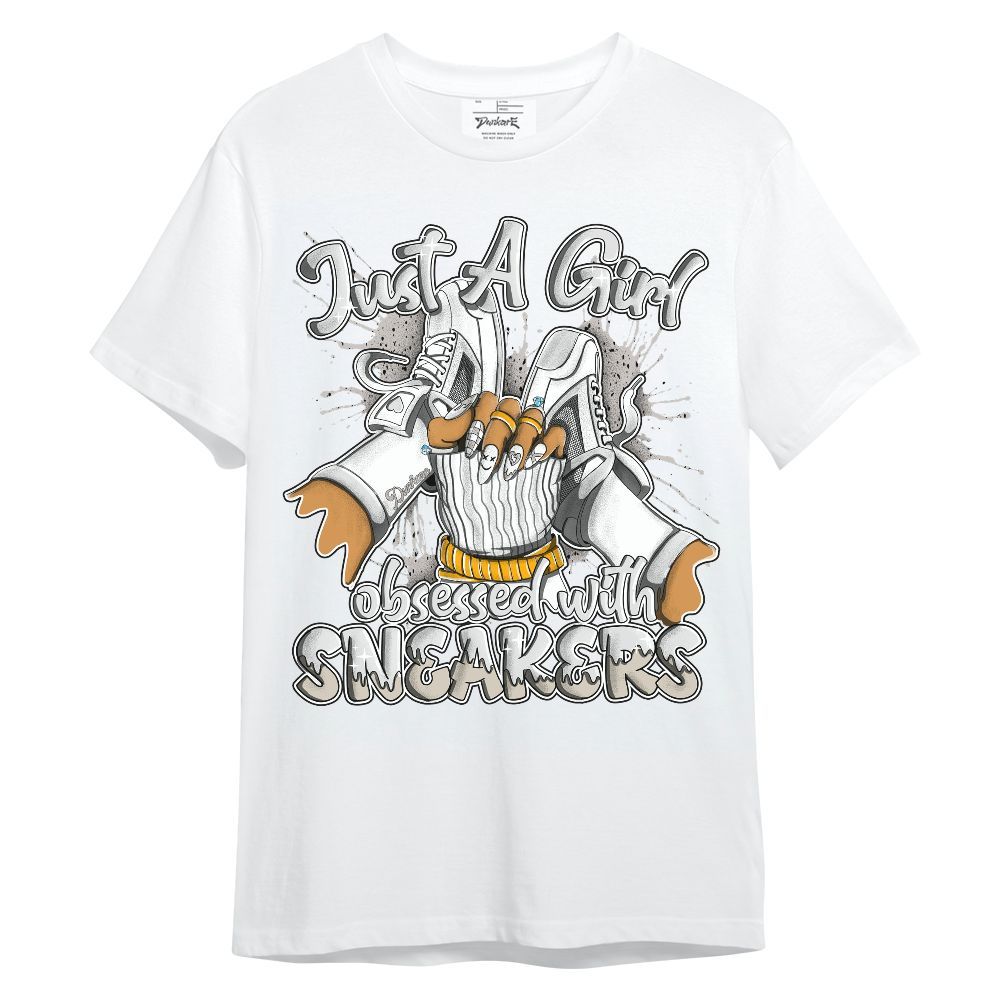 Shirt To Match Retro Reverse Metallic 5s - Just A Girl Sneakers Unisex Shirt
