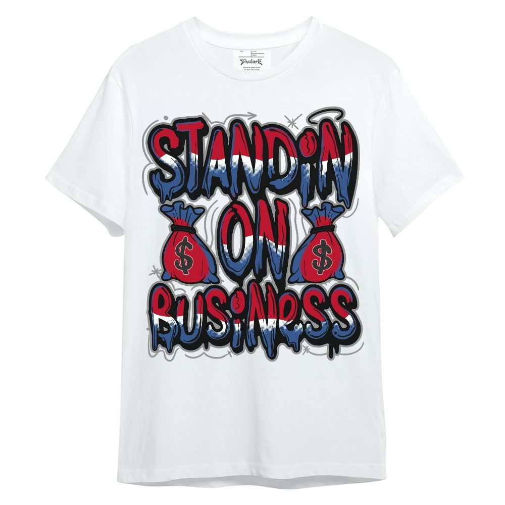 Shirt To Match Air Griffey Max Black Red Navy Blue 1s - Standin' Business Graphic Unisex Shirt