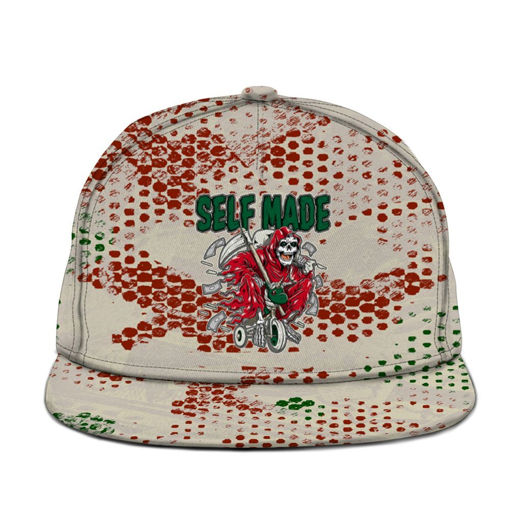 Snapback To Match El Grito 5s - Self Make Skeleton Banknotes Art Graphic