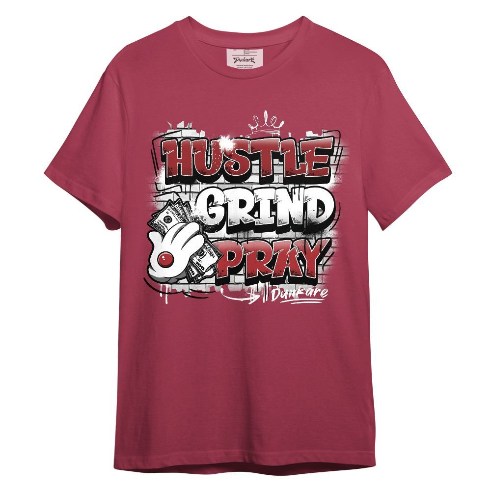 Shirt To Match Alternate Flu Game 12s - Graphic Hustle Grind Pray Graphic