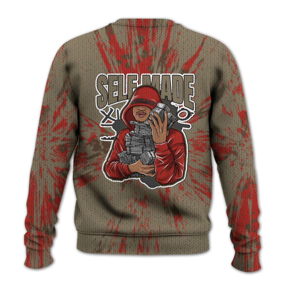 Knitted Sweater To Match Olive 9s - Selfmade Lux