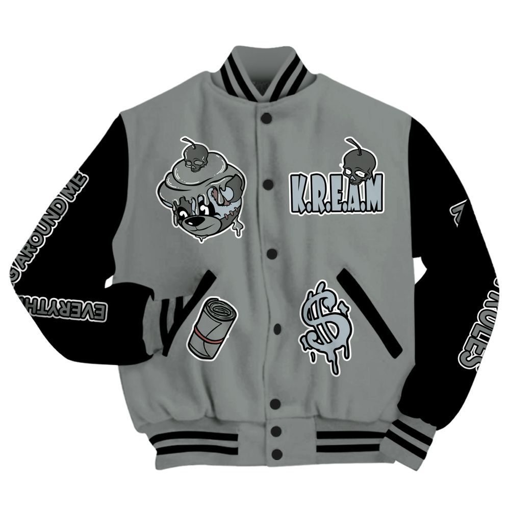 Varsity Jacket To Match Retro Georgetown 6s - Loot Bear All Over Print