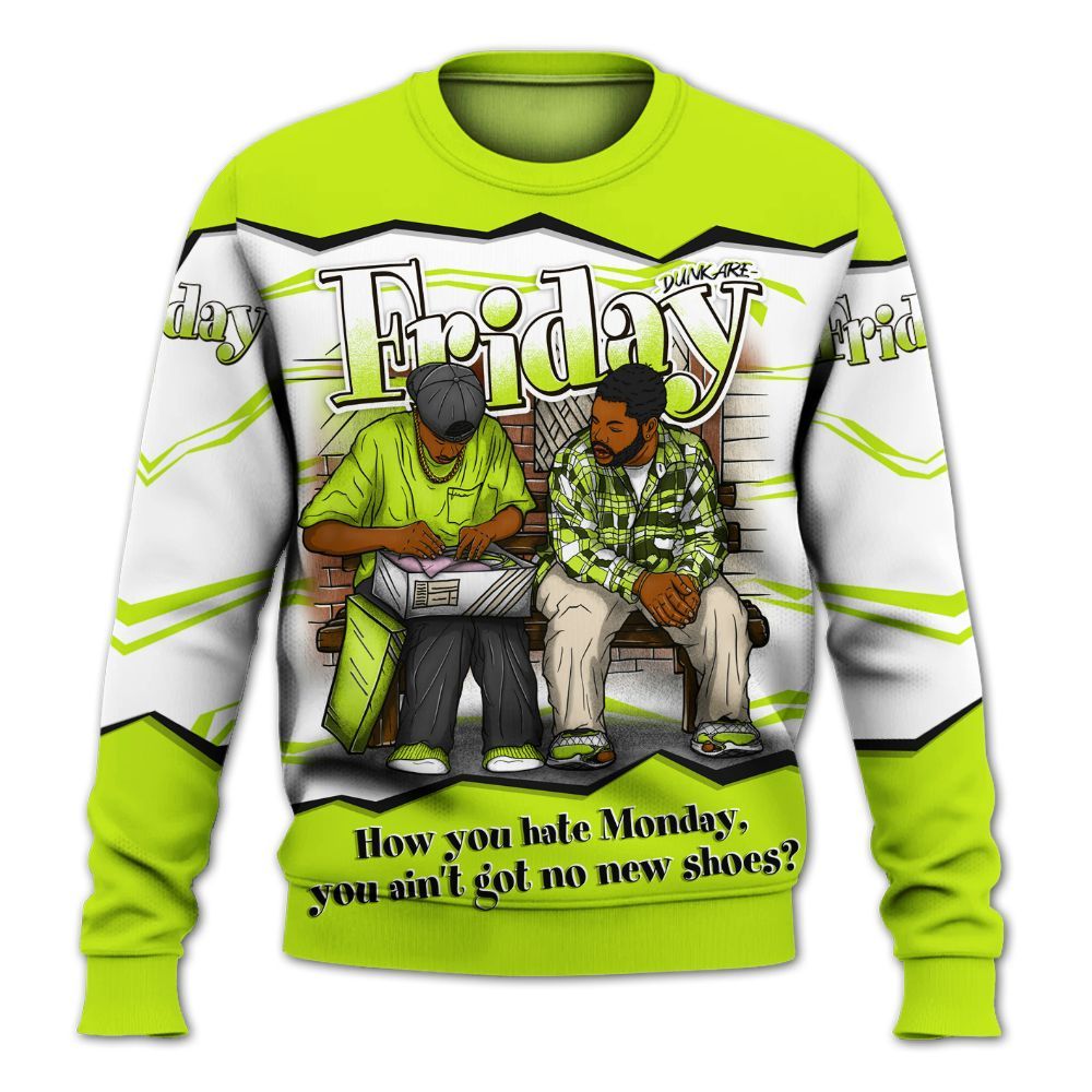 Sweatshirt To Match GS Black Barely Volt 11s - Friday Movie 90s TV All Over Print