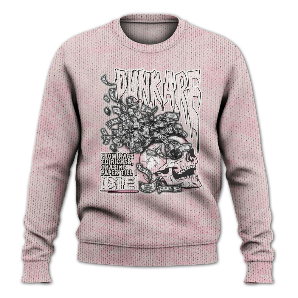 Knitted Sweater To Match Dunk Low KD 17 Aunt Pearl - From Rags To Riches