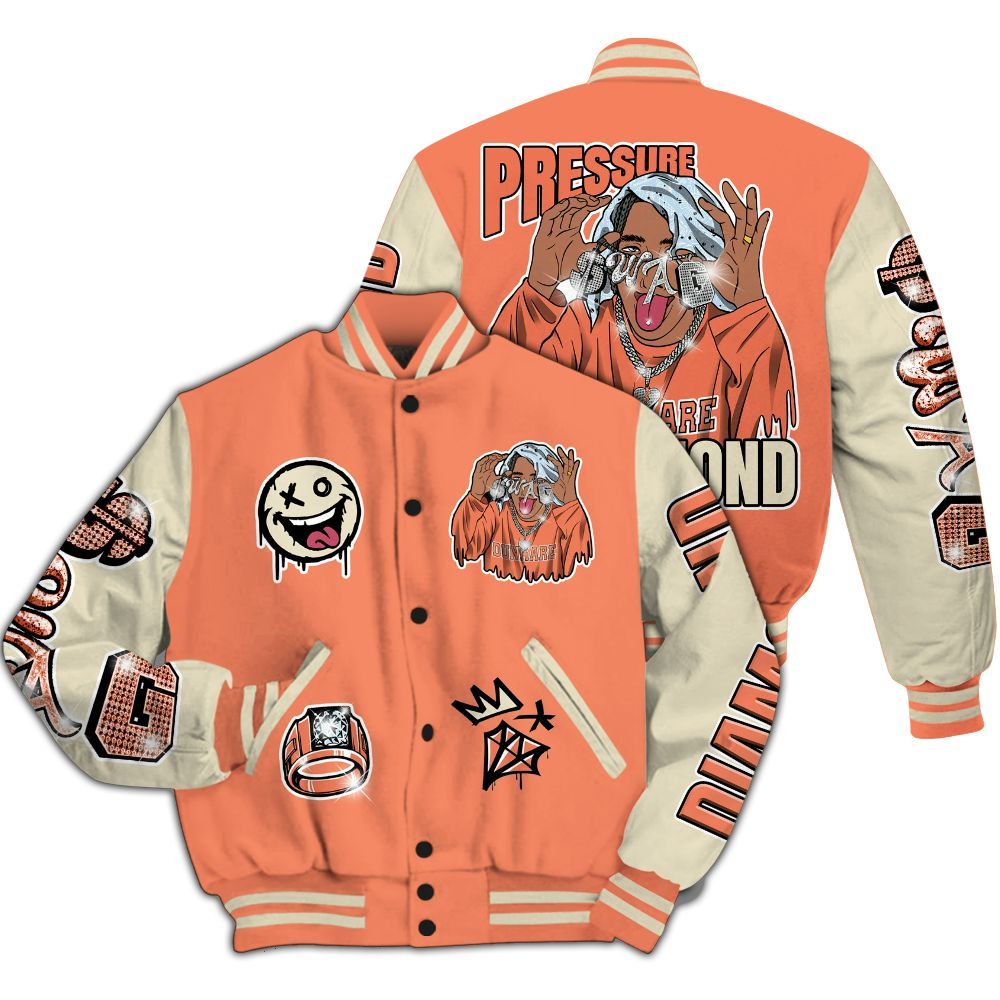 Varsity Jacket To Match DJ Khaled Crimson Bliss 5s - Pressures Makes Varsity Jacket To Match All Over Print