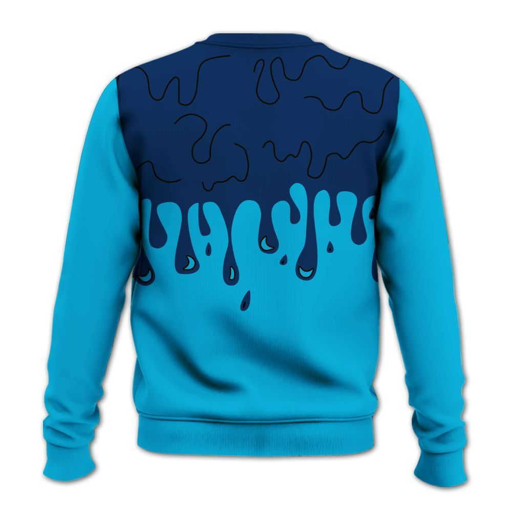 Sweatshirt To Match Dunk Low GS Electric Algae - Snake Trust No One Drip All Over Print