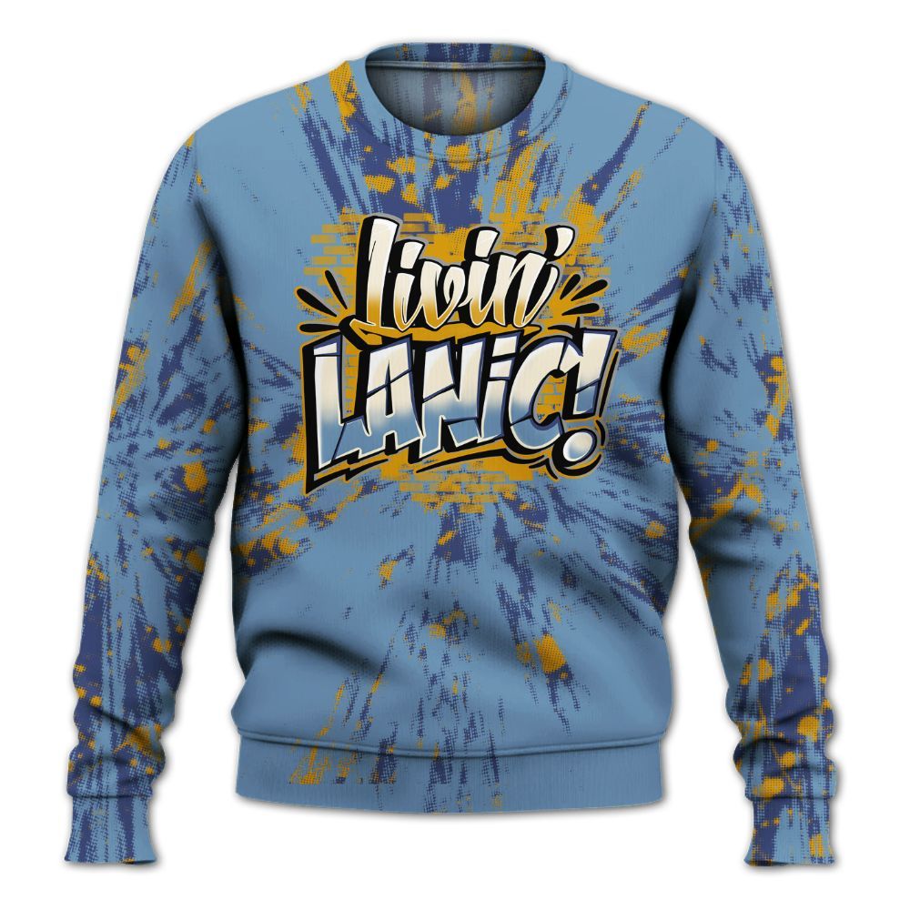 Sweatshirt To Match High OG First In Flight 1s - Living Large Graphic Luxury All Over Print