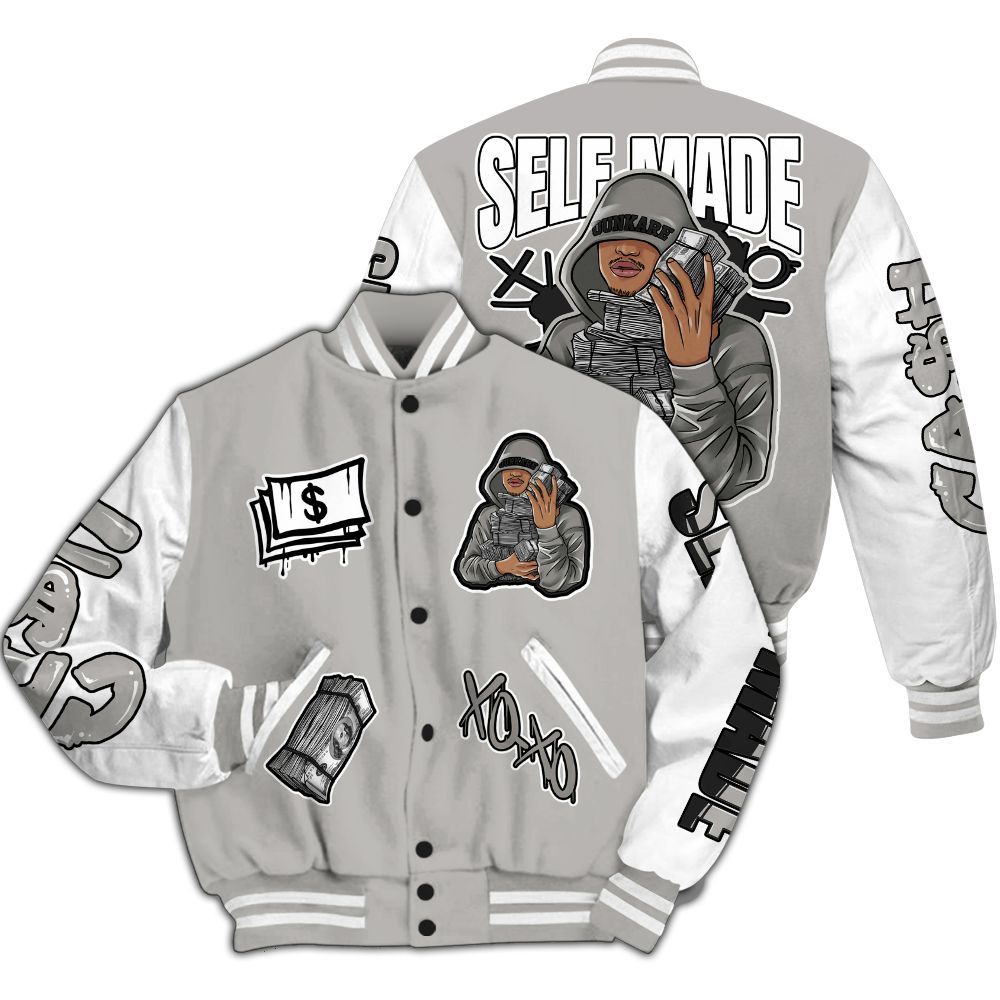 Varsity Jacket To Match Low OG Phantom 1s - Selfmade All Over Print