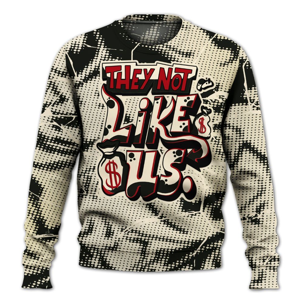 Sweatshirt To Match Retro Low OG Nitro 1s - Dislike Us Crack All Over Print