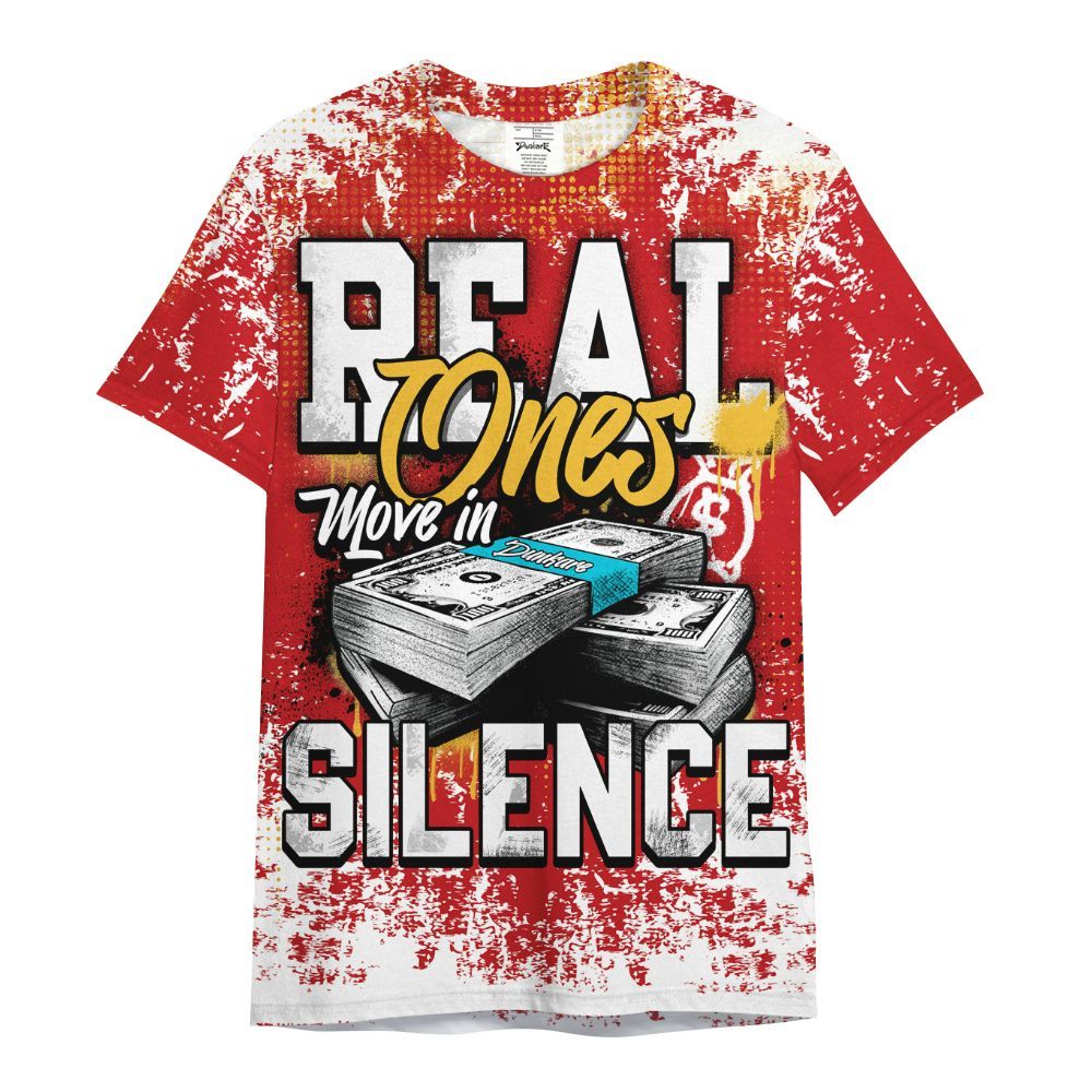 Shirt To Match Dunk Low Fruity Pebbles - Move In Silence Money Street Retro All Over Print