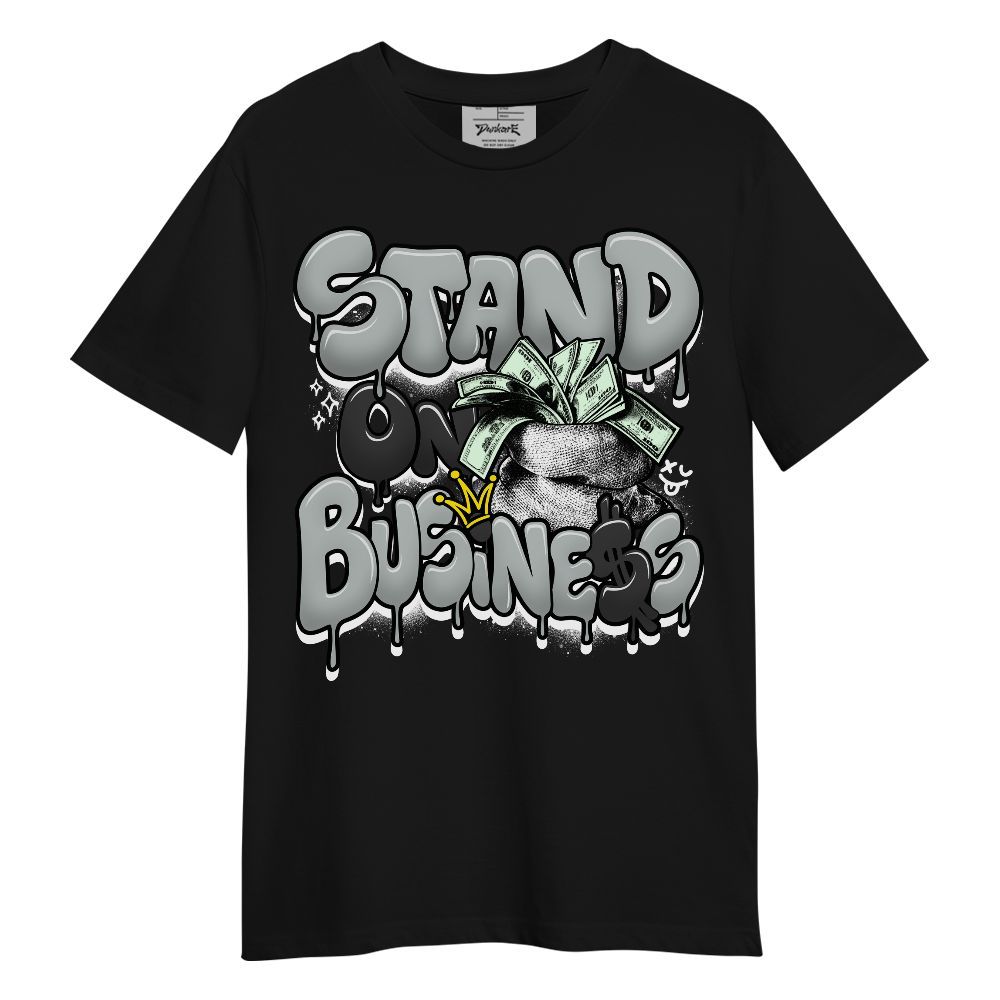 Shirt To Match Black Wolf Grey 12s - Stand Business Dripping Unisex Shirt