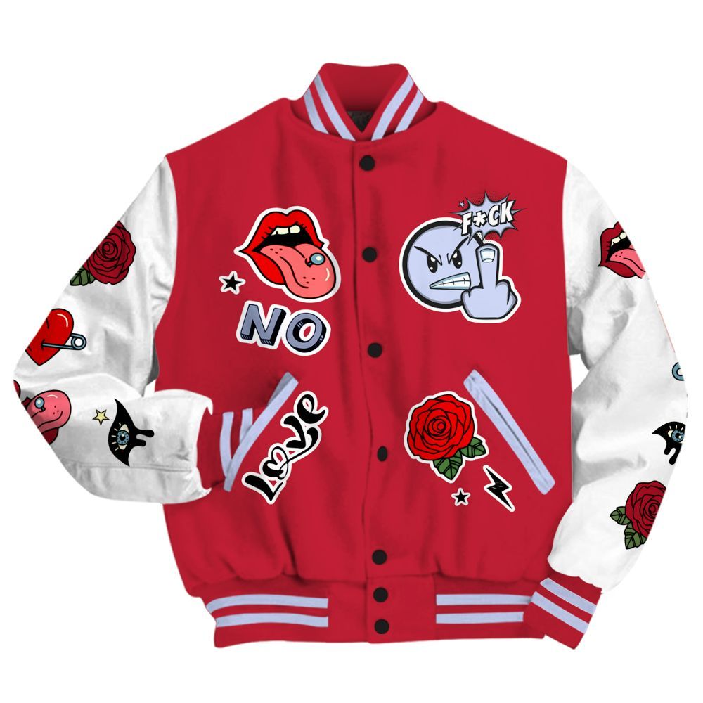 Varsity Jacket To Match Toro Bravo 6s - FK Around Find Out All Over Print