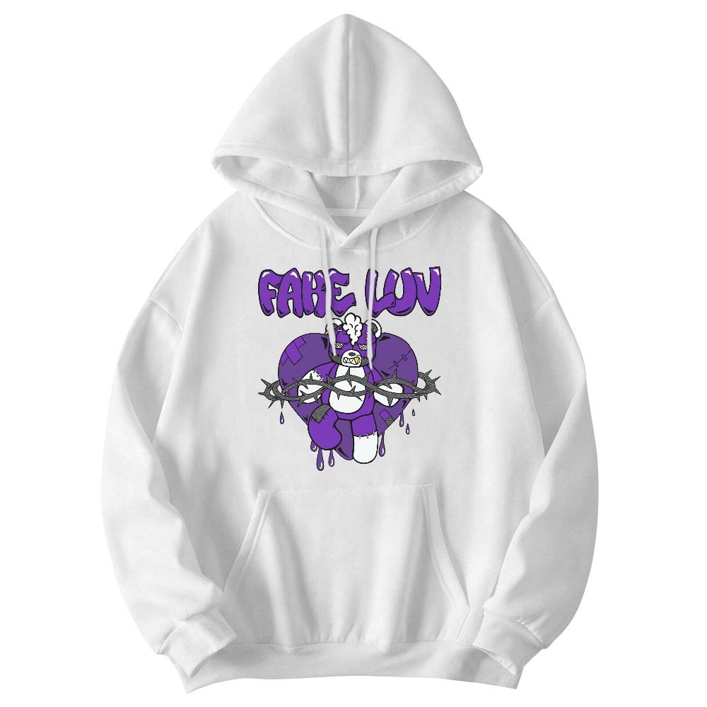 Sweatshirt To Match Retro Dark Iris 3s - False Romance Hugz Graphic