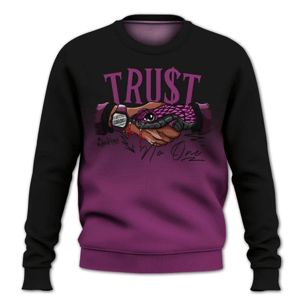 Sweatshirt To Match Air Max Sunder Gore Tex Bold Berry - Snake Trust No One Drip All Over Print