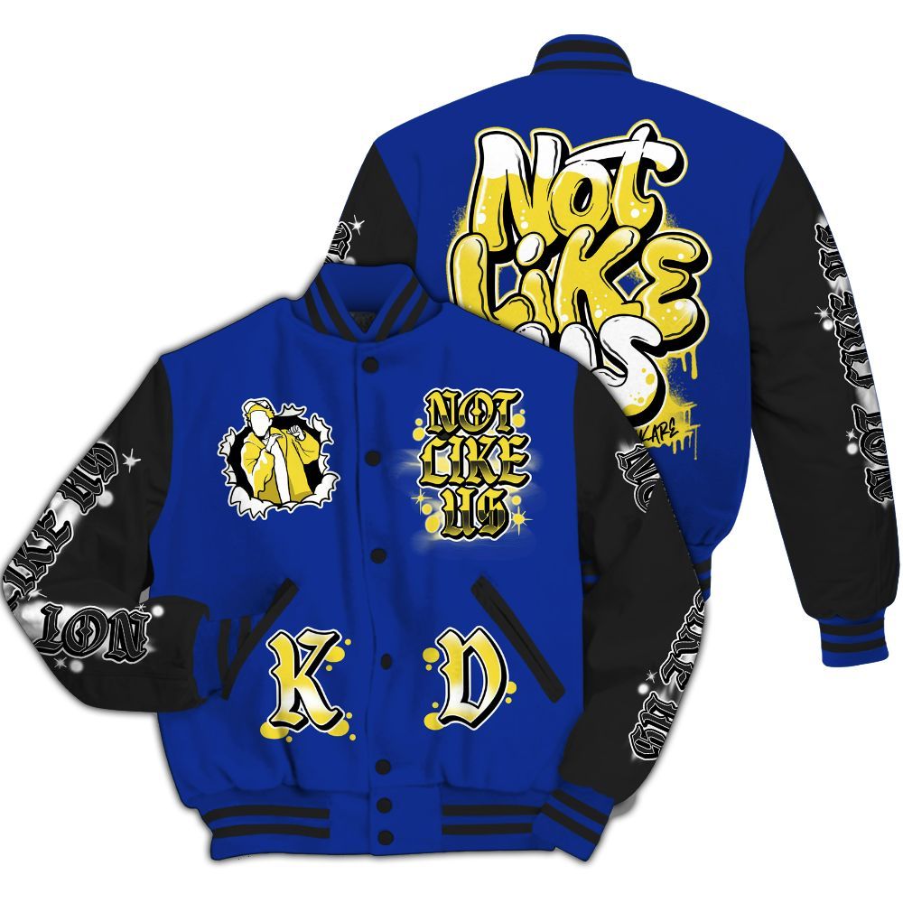 Varsity Jacket To Match Laney 14s - None Like Us Graphic All Over Print