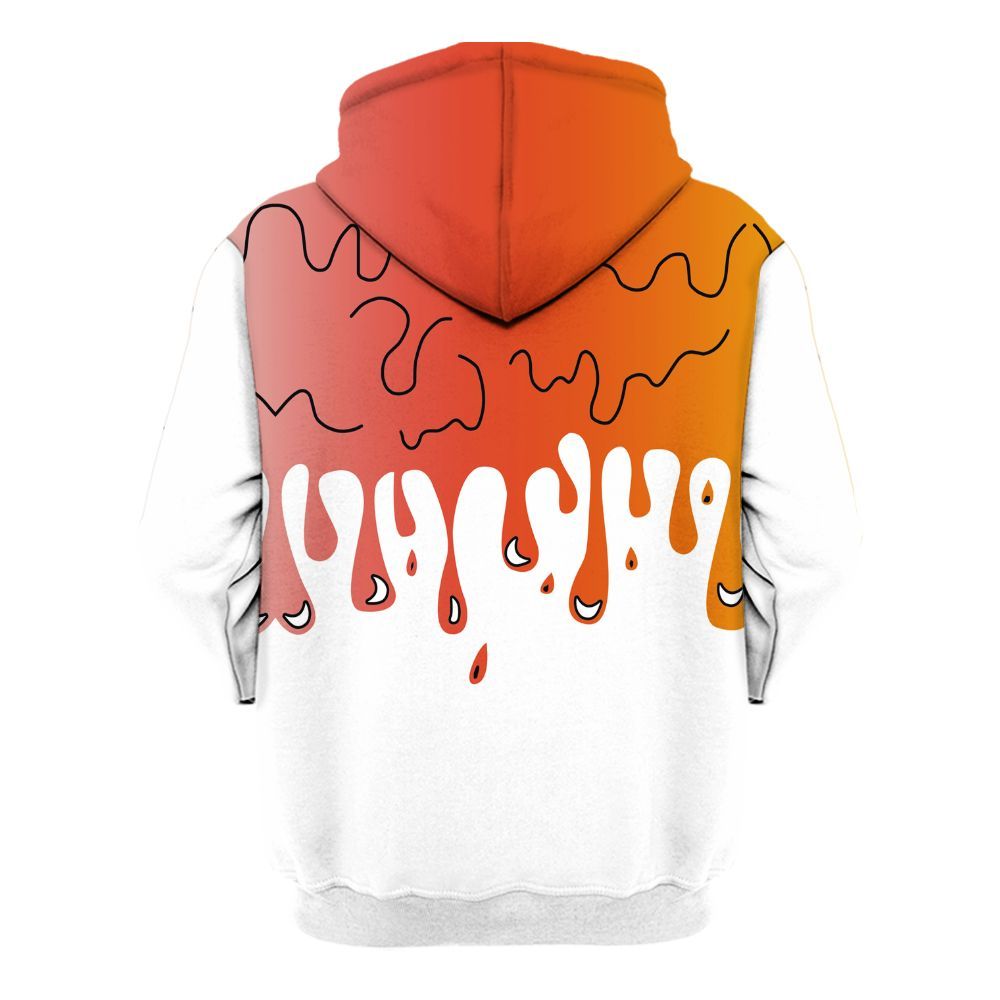 Hoodie To Match Dunk High Candy Corn - Snake Trust No One Drip All Over Print