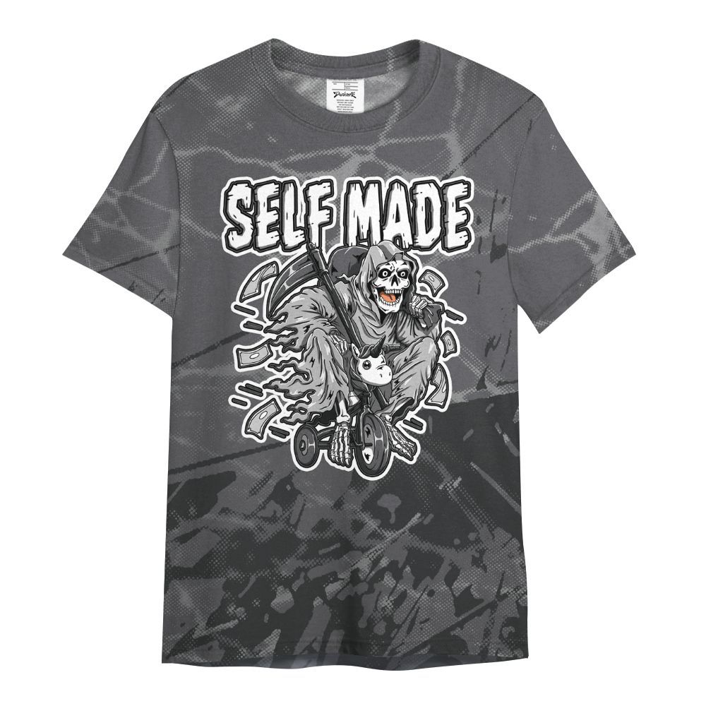 Shirt To Match White Thunder 4s - Self Make Skeleton Profound All Over Print
