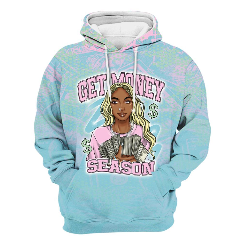 Hoodie To Match SB Dunk Low Visty - Get Moneys Season Banknote All Over Print