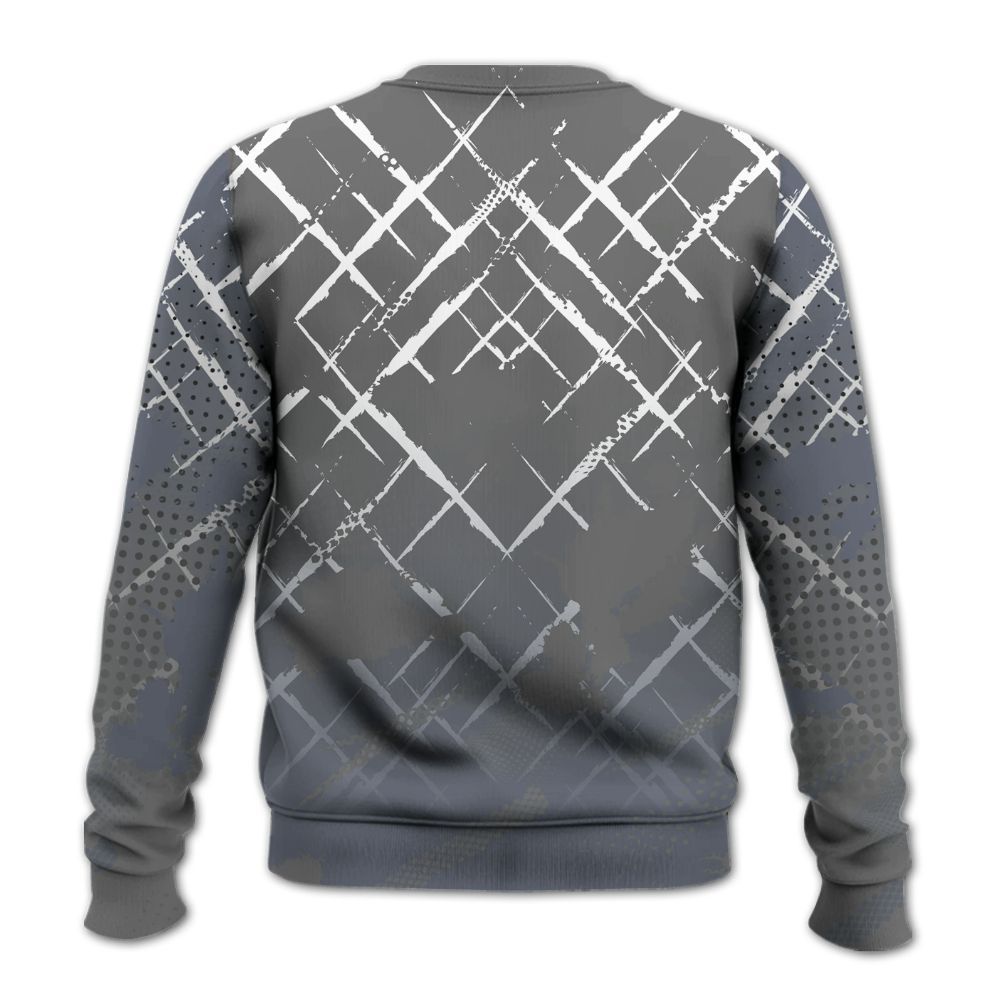 Sweatshirt To Match Cool Grey 6s - Halftone Stand Business Dripping All Over Print