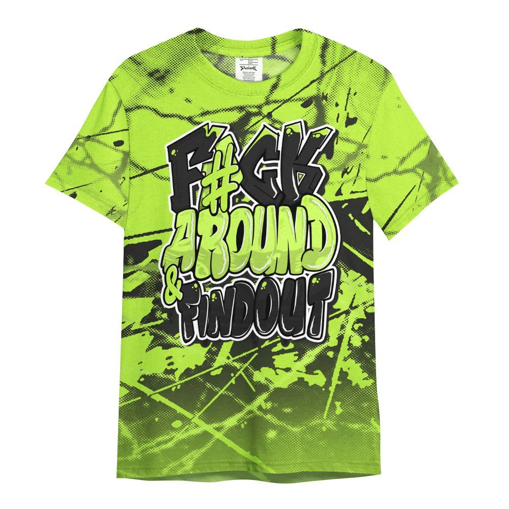 Shirt To Match Air Force 1 Low Dance Volt - F Around Find Out Graphic Profound All Over Print