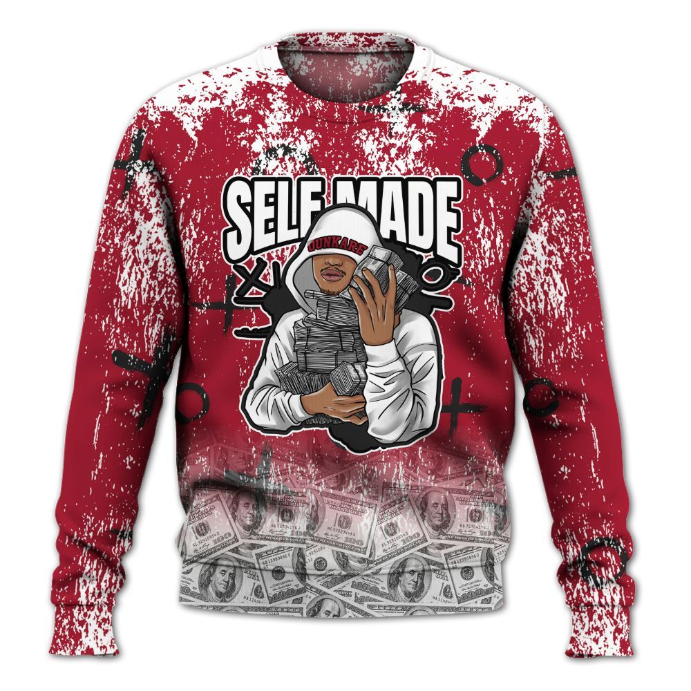 Sweatshirt To Match High OG Black Toe Reimagined 1s - Selfmade Unique Grunge All Over Print