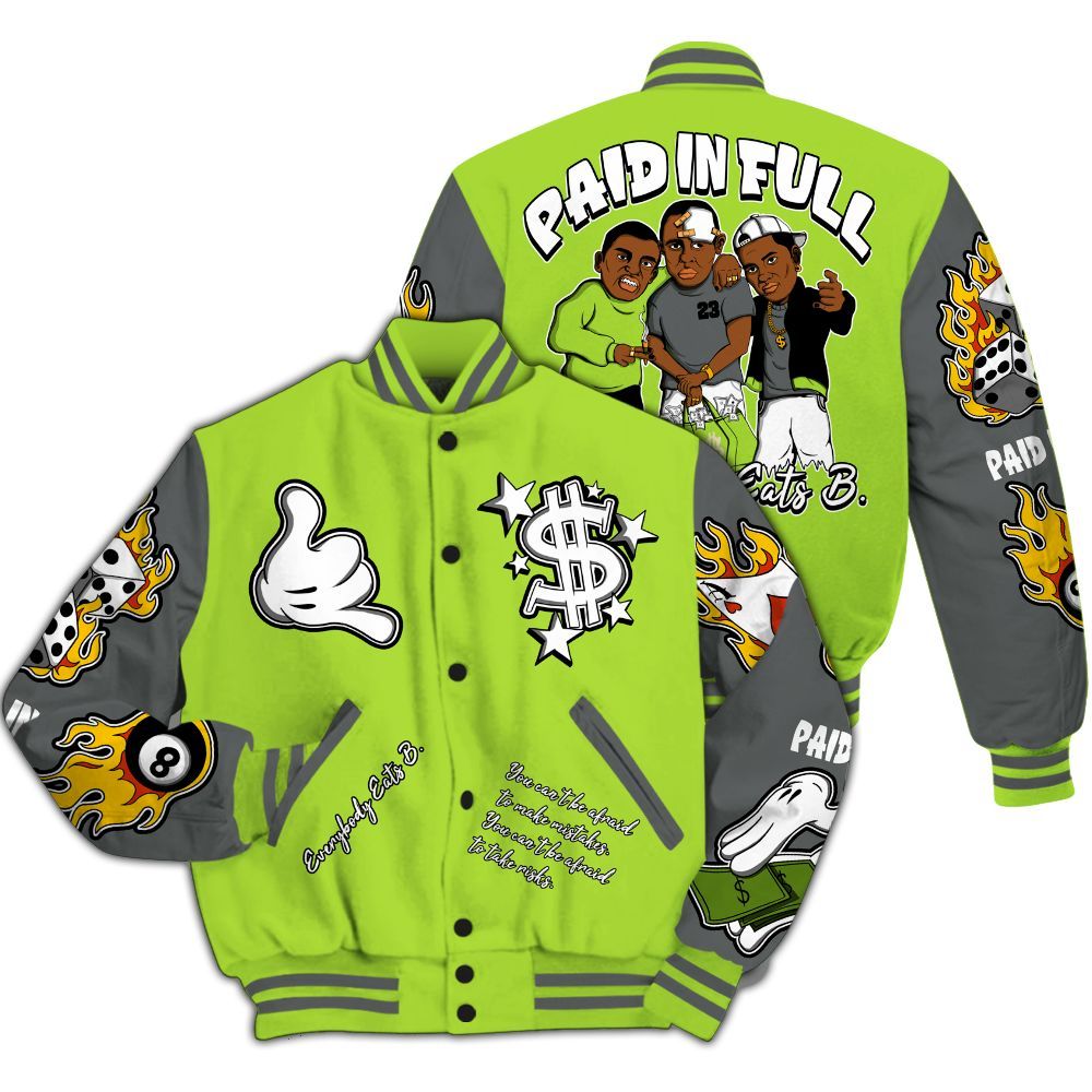 Varsity Jacket To Match Air Max 95 Neon - Funny Everybody Paid In Full Graphic All Over Print