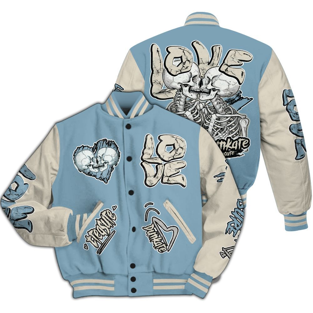 Varsity Jacket To Match Retro SoleFly 13s - Skull Bear All Over Print