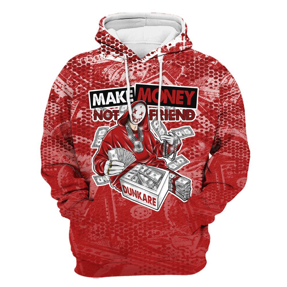 Hoodie To Match Red Taxi 12s - Make Moneys Unique All Over Print