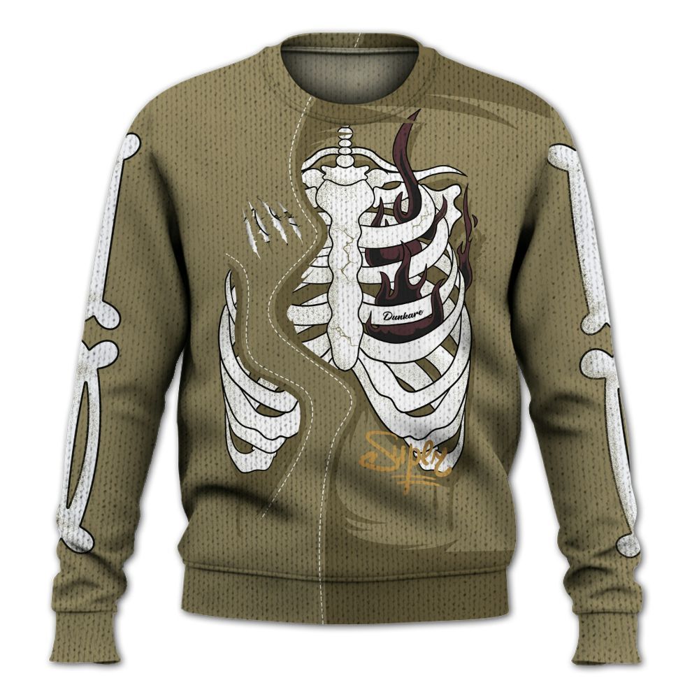 Knitted Sweater To Match Black Olive 7s - It's The Kick For Me