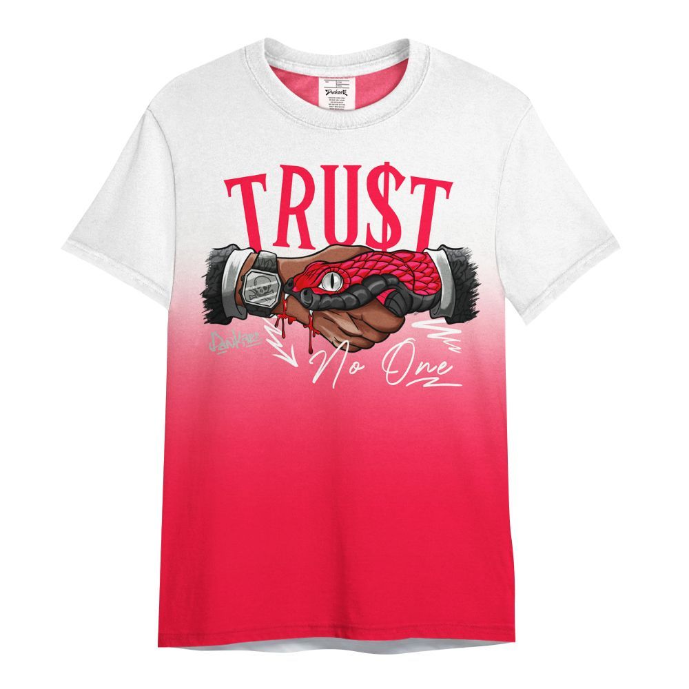 Shirt To Match Retro Fire Red 3s - Snake Trust No One Drip All Over Print