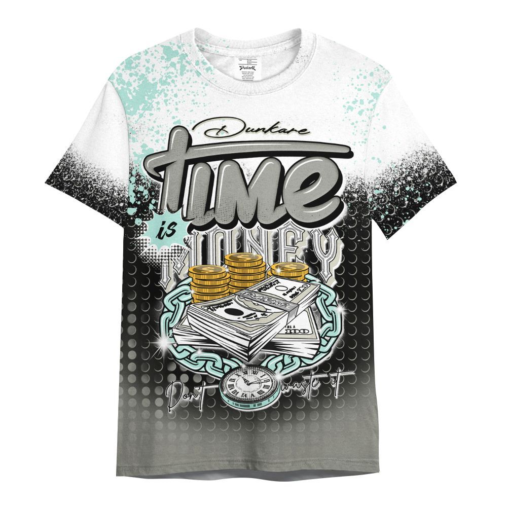 Shirt To Match Low OG Year Of The Snake 1s - Halftone Time Is Money All Over Print