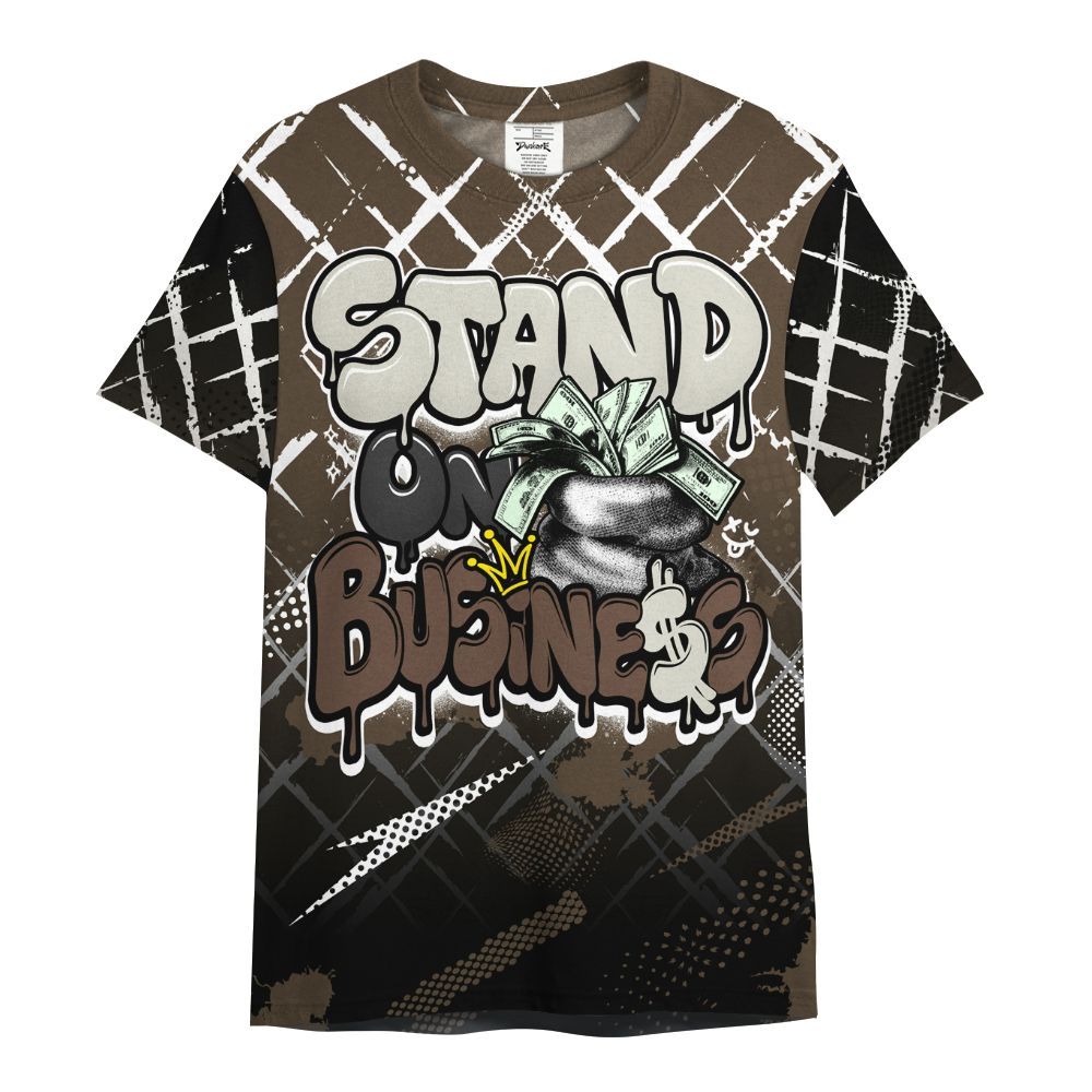 Shirt To Match Palomino 1s - Halftone Stand Business Dripping All Over Print