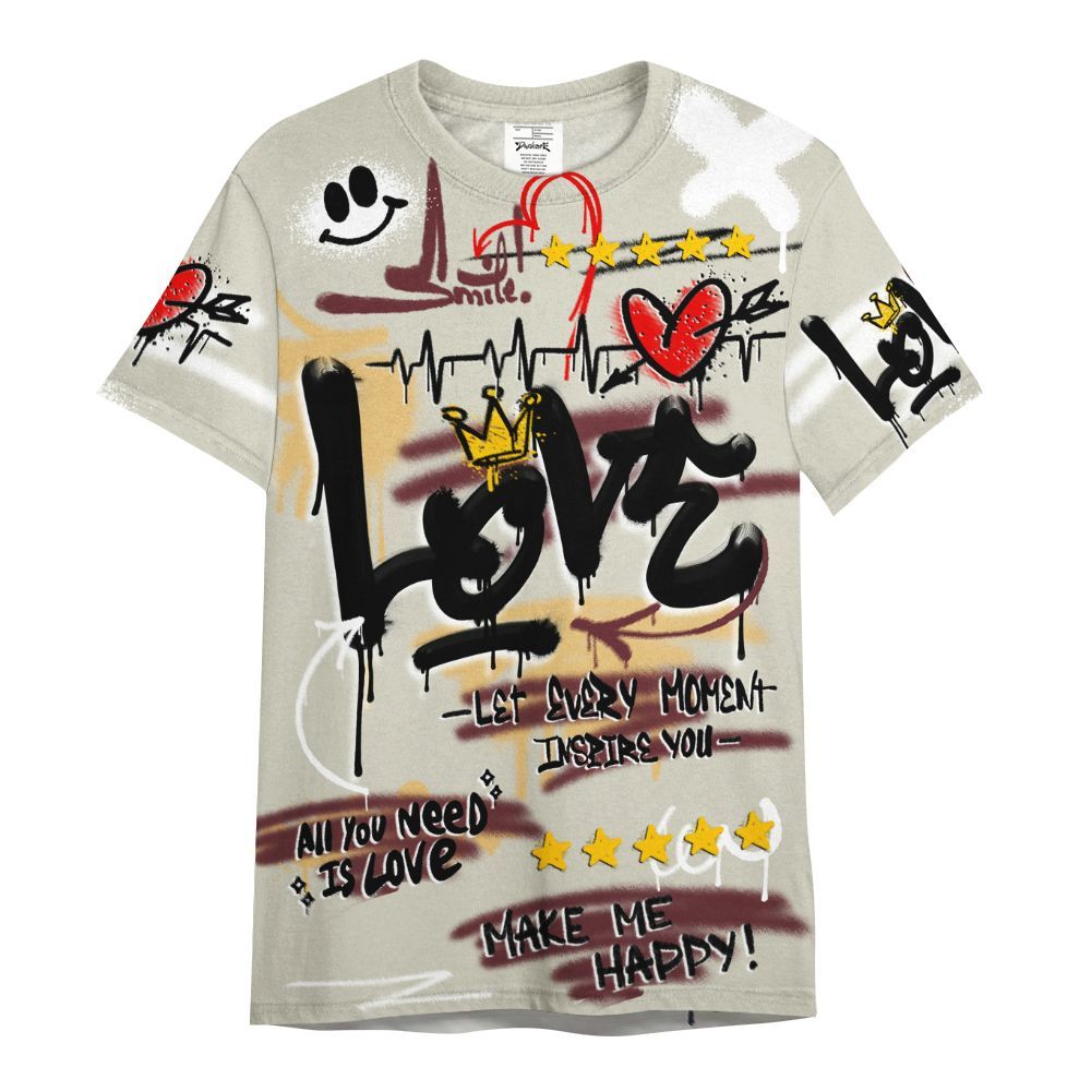 Shirt To Match Legacy 312 Year Of The Snake - Happy Love Beats Graffiti Streetwear All Over Print