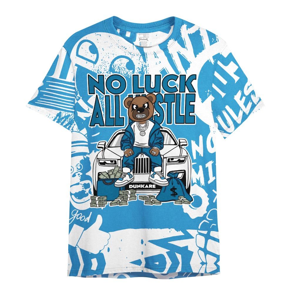 Shirt To Match Powder Blue 9s - So Unlucky Bear Monogram Graffiti Shirt Unisex