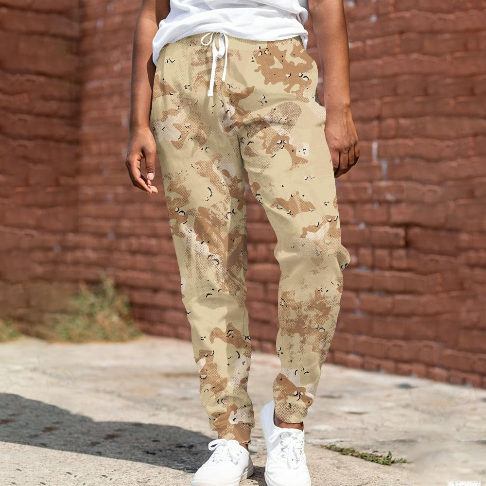 Sweatpant To Match Desert Camo 3s - Heart Grunge All Over Print