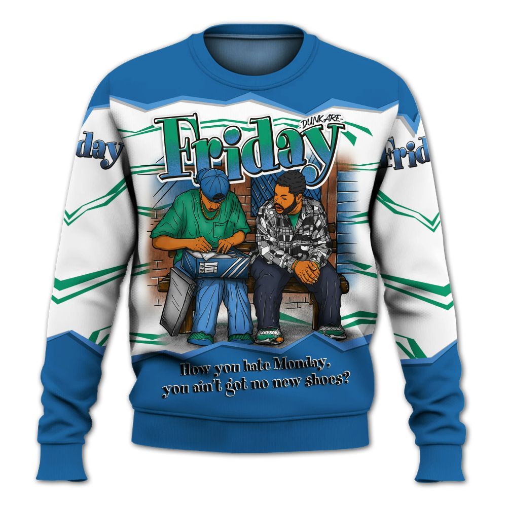 Sweatshirt To Match 95 Big Bubble Slate - Friday Movie 90s TV All Over Print