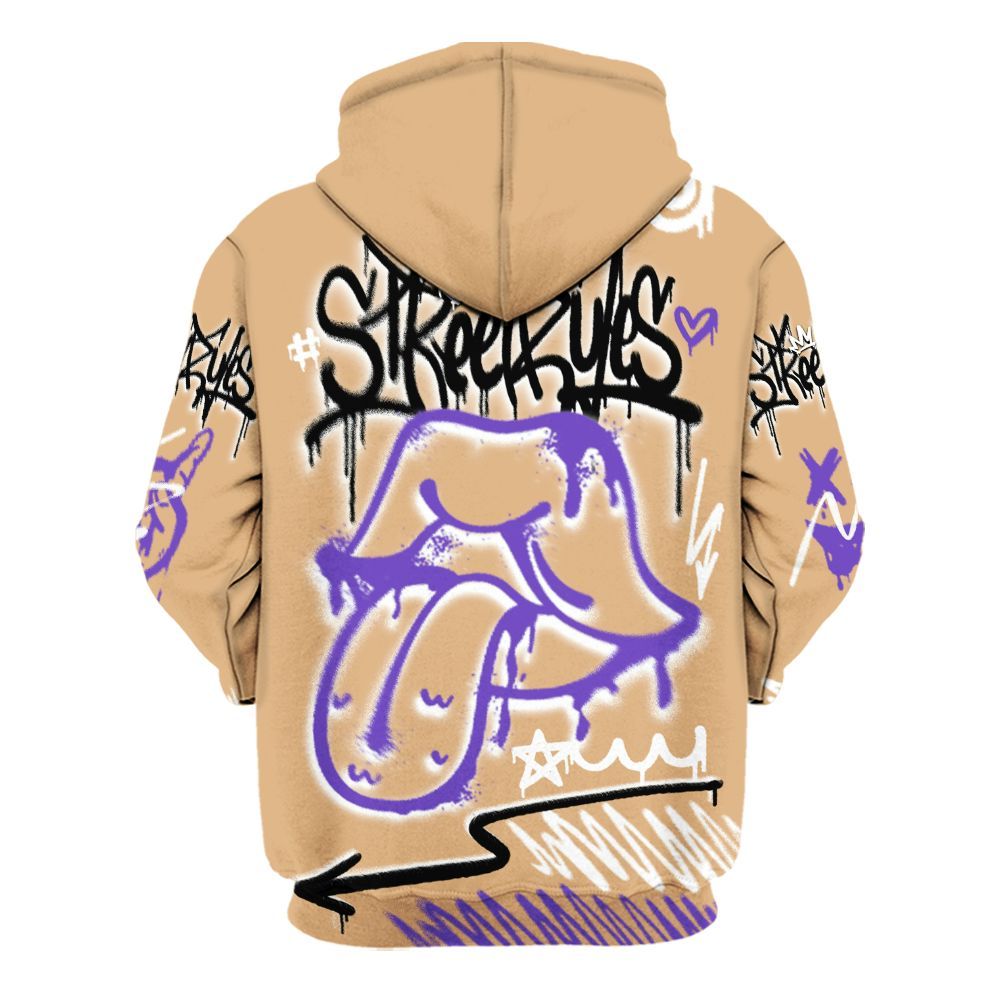 Hoodie To Match SE Afrobeats 7s - Break Rules Streetwear All Over Print