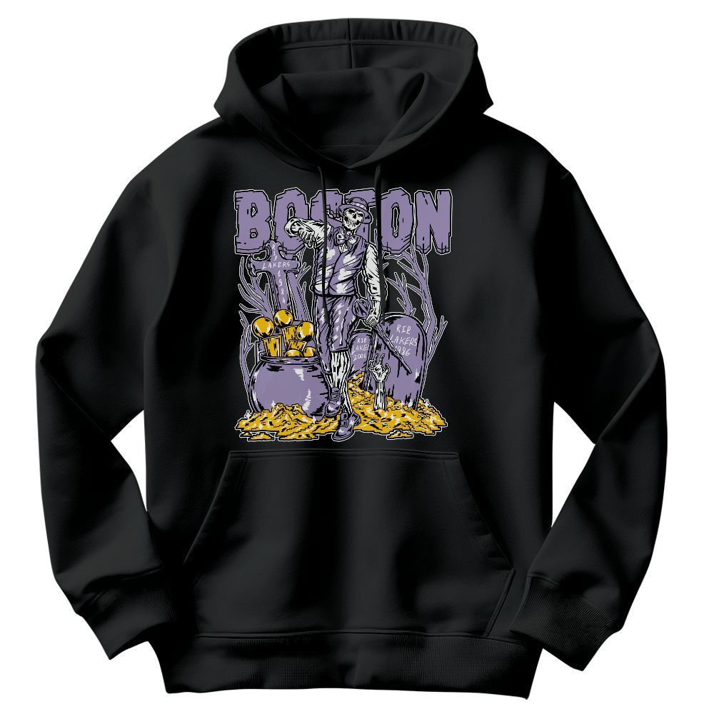 Sweatshirt To Match Low Pure Violet 11s - Goldrush Skeleton Graphic
