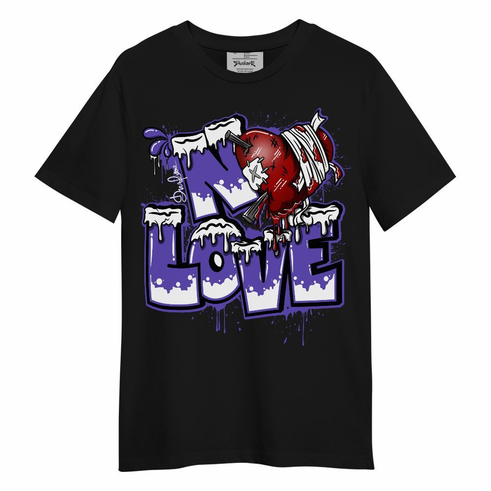Shirt To Match Field Purple 12s - Drip No Love Streetwear Unisex Shirt